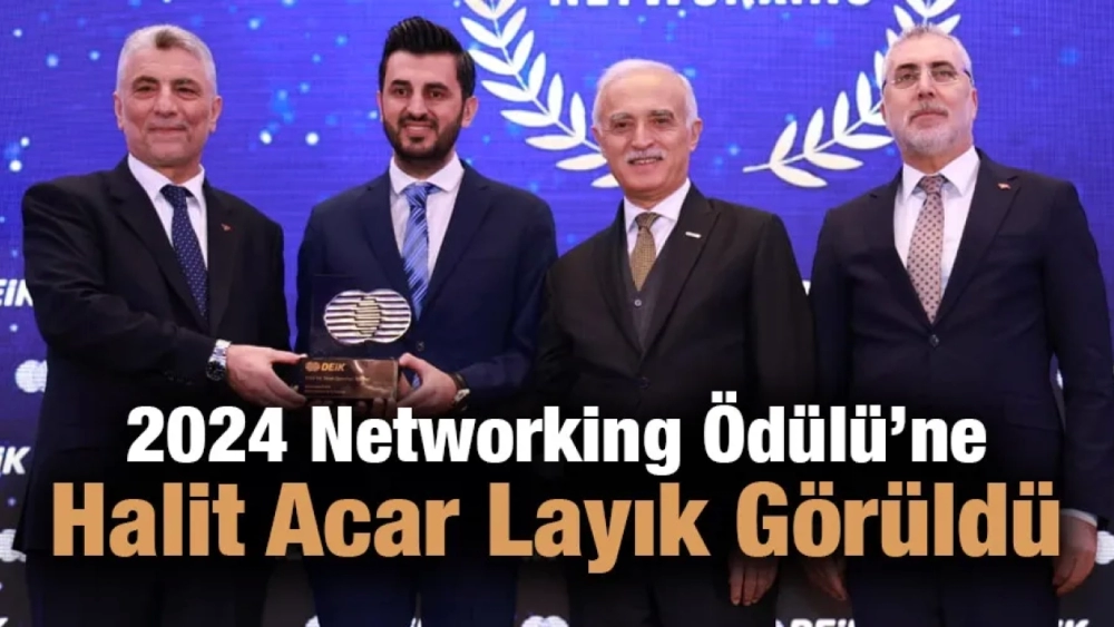 2024 Networking Ödülü’ne Halit Acar Layık Görüldü Türkiye-Irak İş Konseyi Başkanı Halit Acar’a DEİK’ten Üst Üste Üçüncü Yılda da Ödül